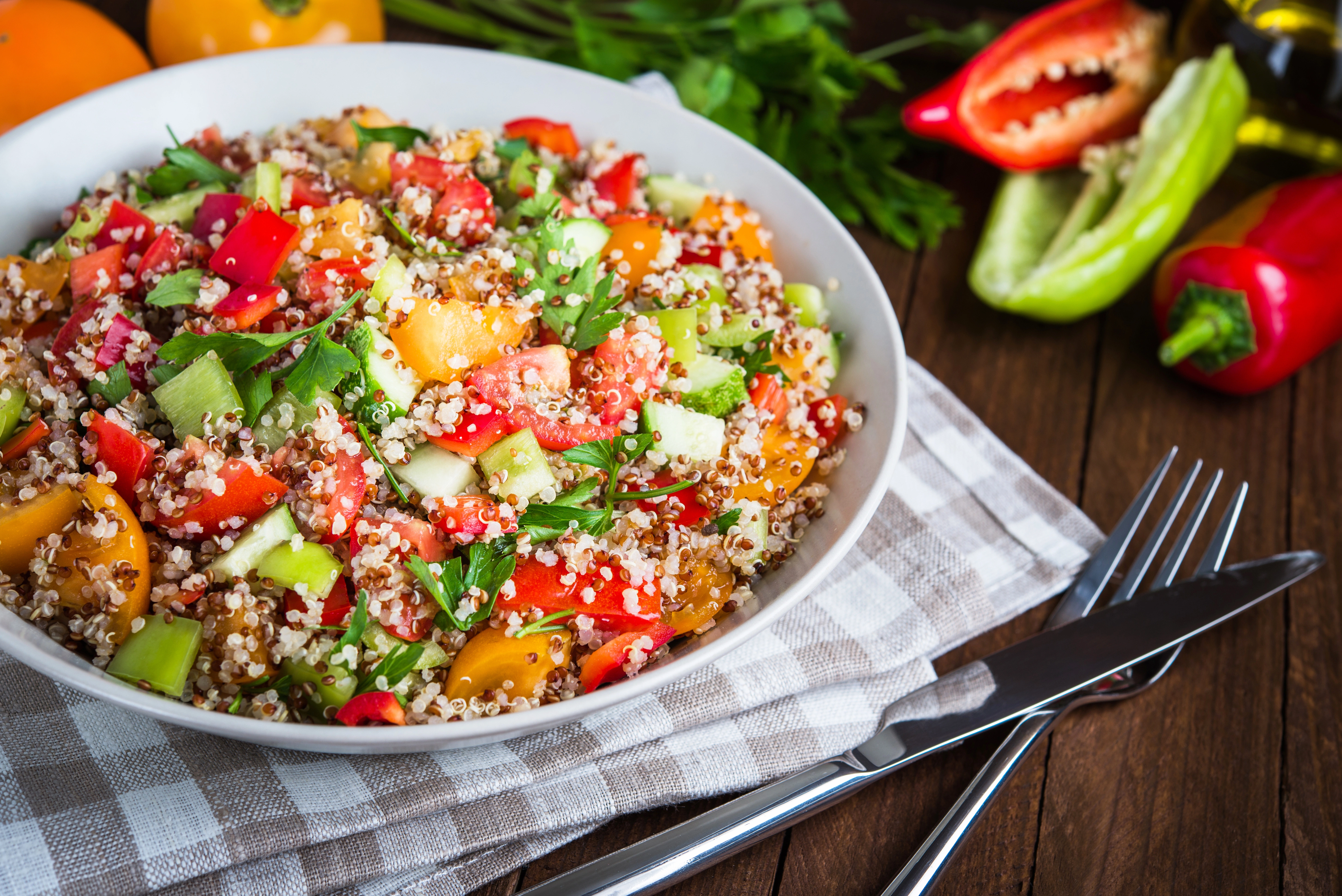 Let quinoa salat