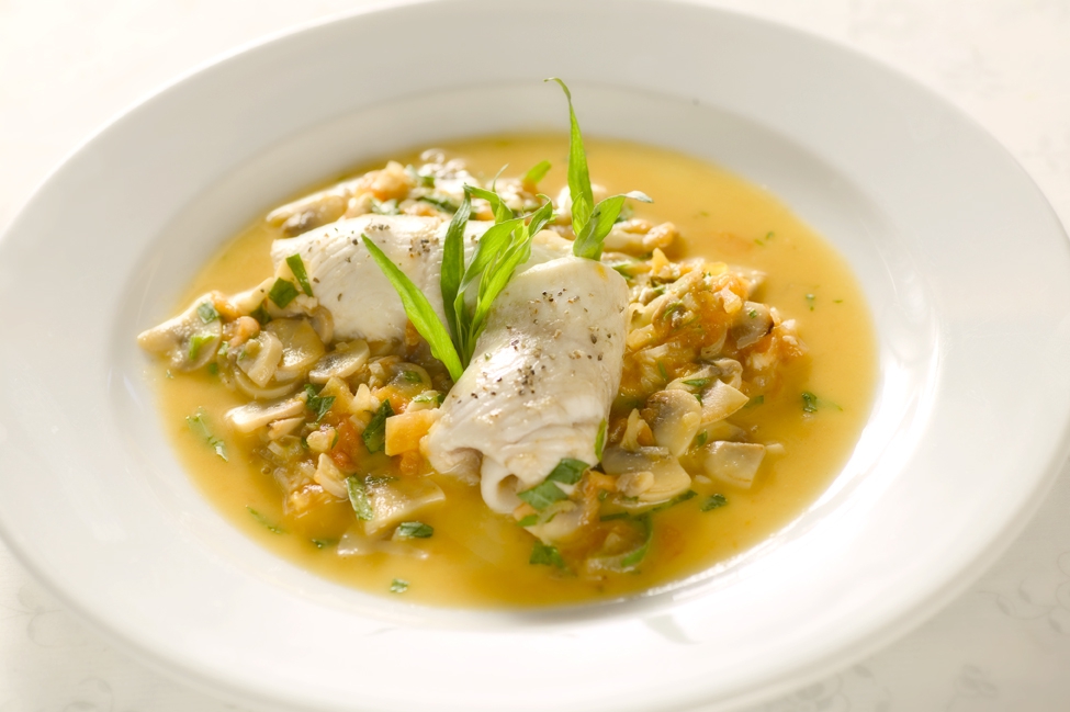 Porcherede rødspættefileter