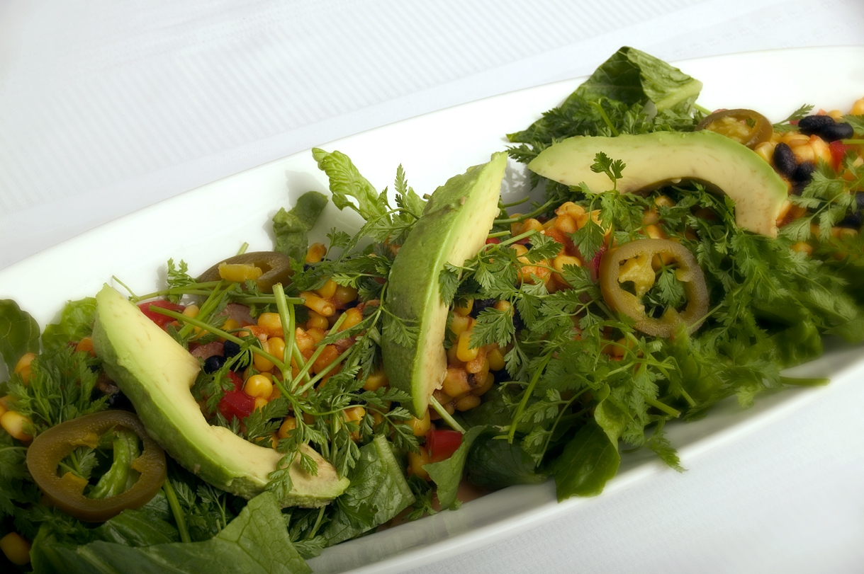 Mexicansk salat med honning-lime dressing