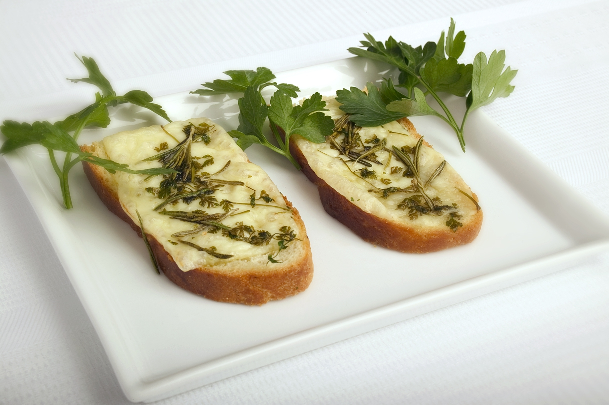 Gratinerede bruschettas