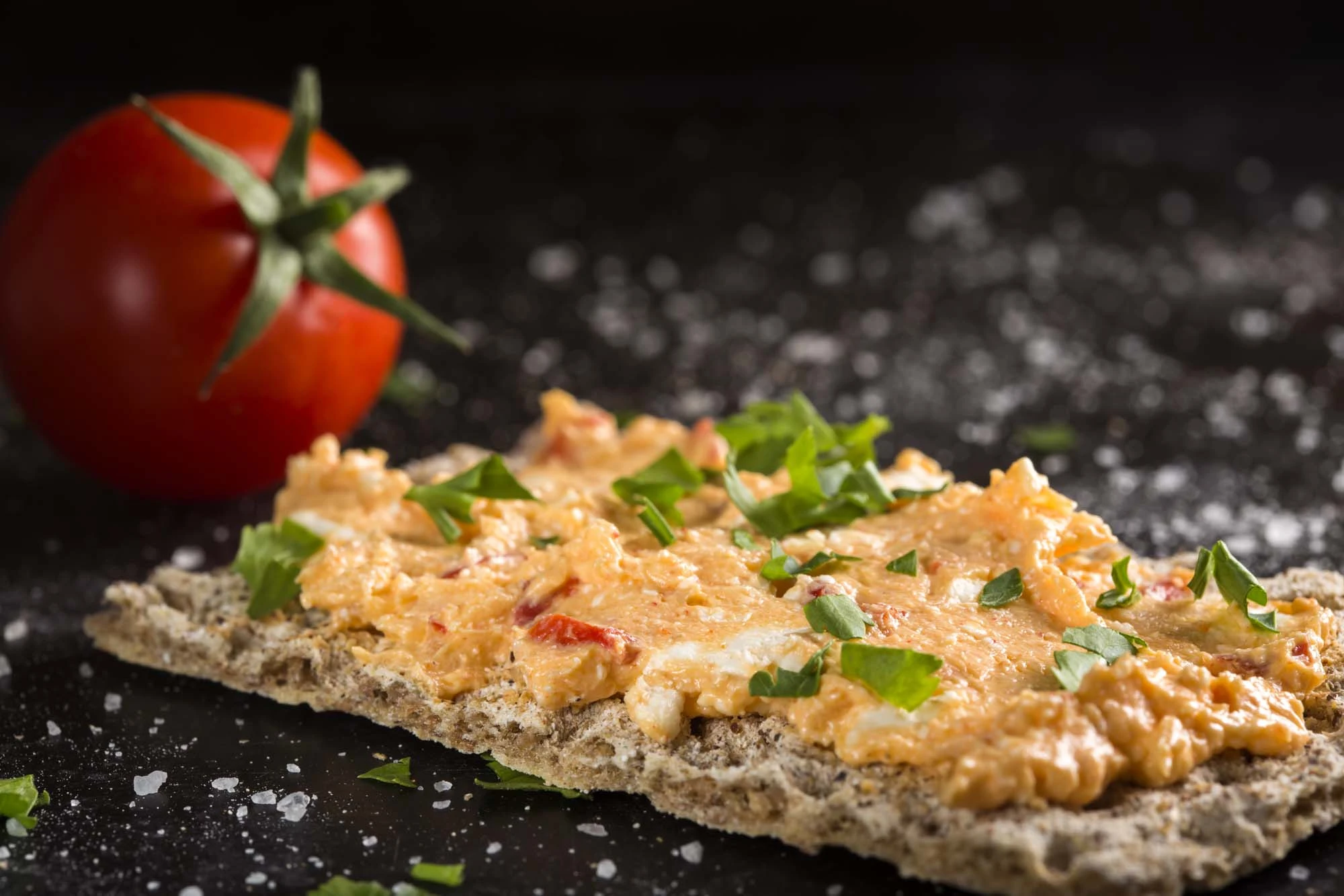 Feta- og tomatsmørepålæg