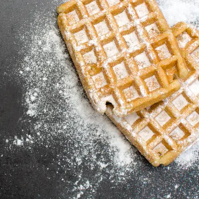 Vafler med havregryn