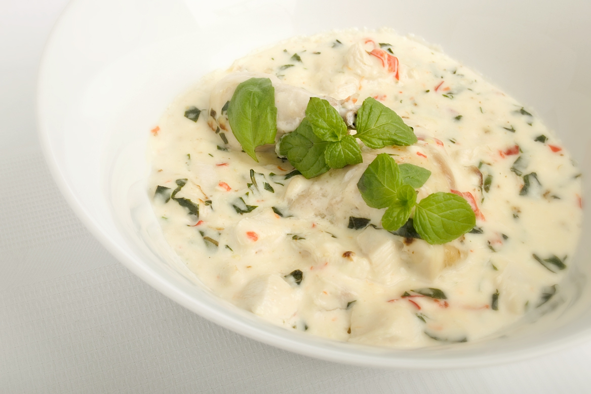 Grøn kyllingecurry
