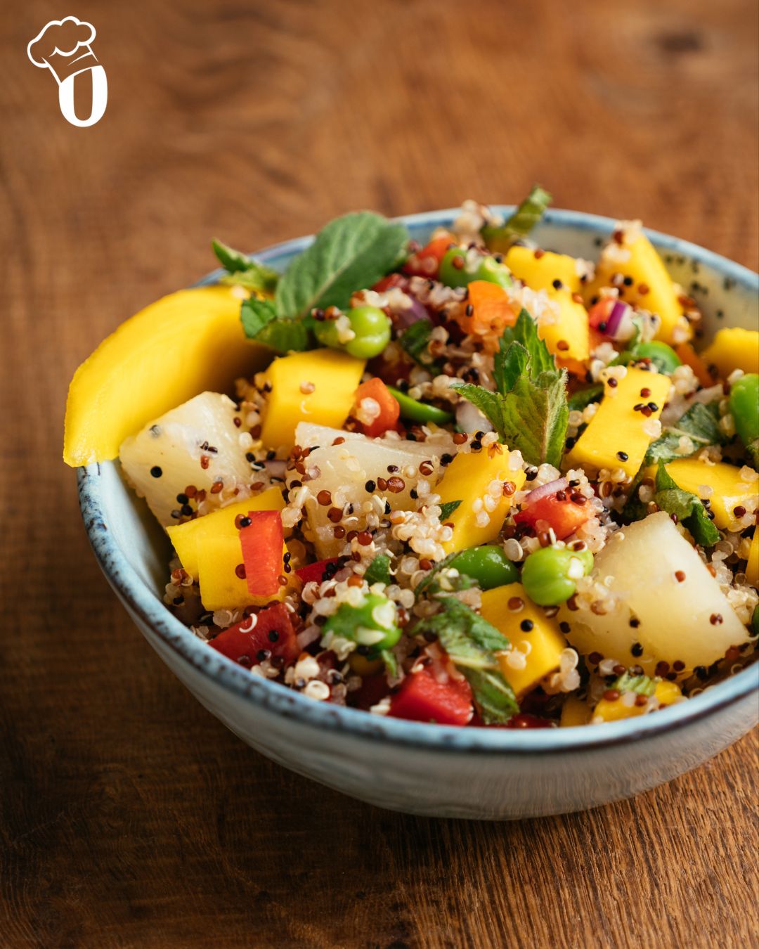 Quinoasalat med mango og avocado