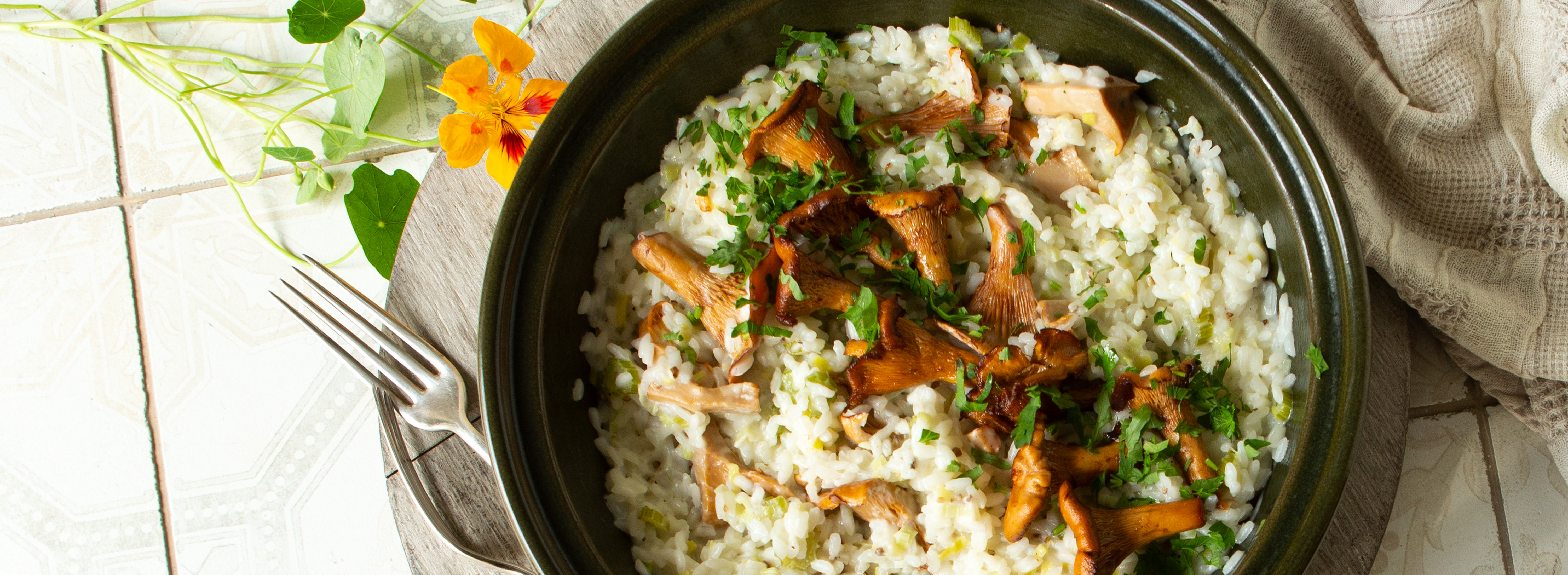 Risotto med kantareller