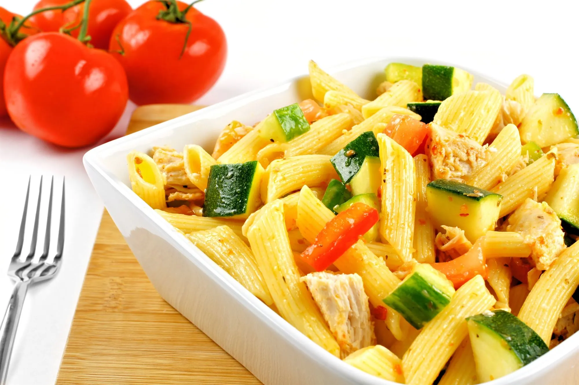 Italiensk kyllinge- og pastasalat