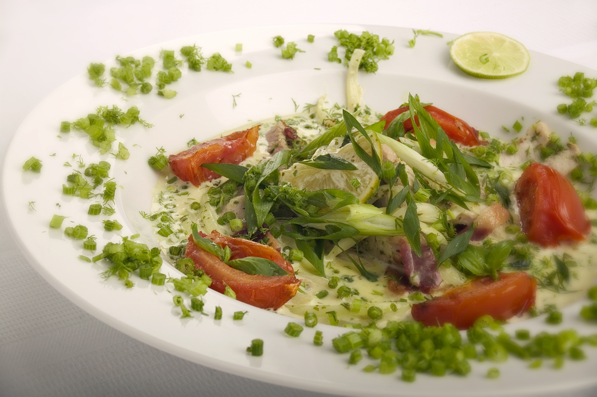 Mørbradsstrimler med limesauce