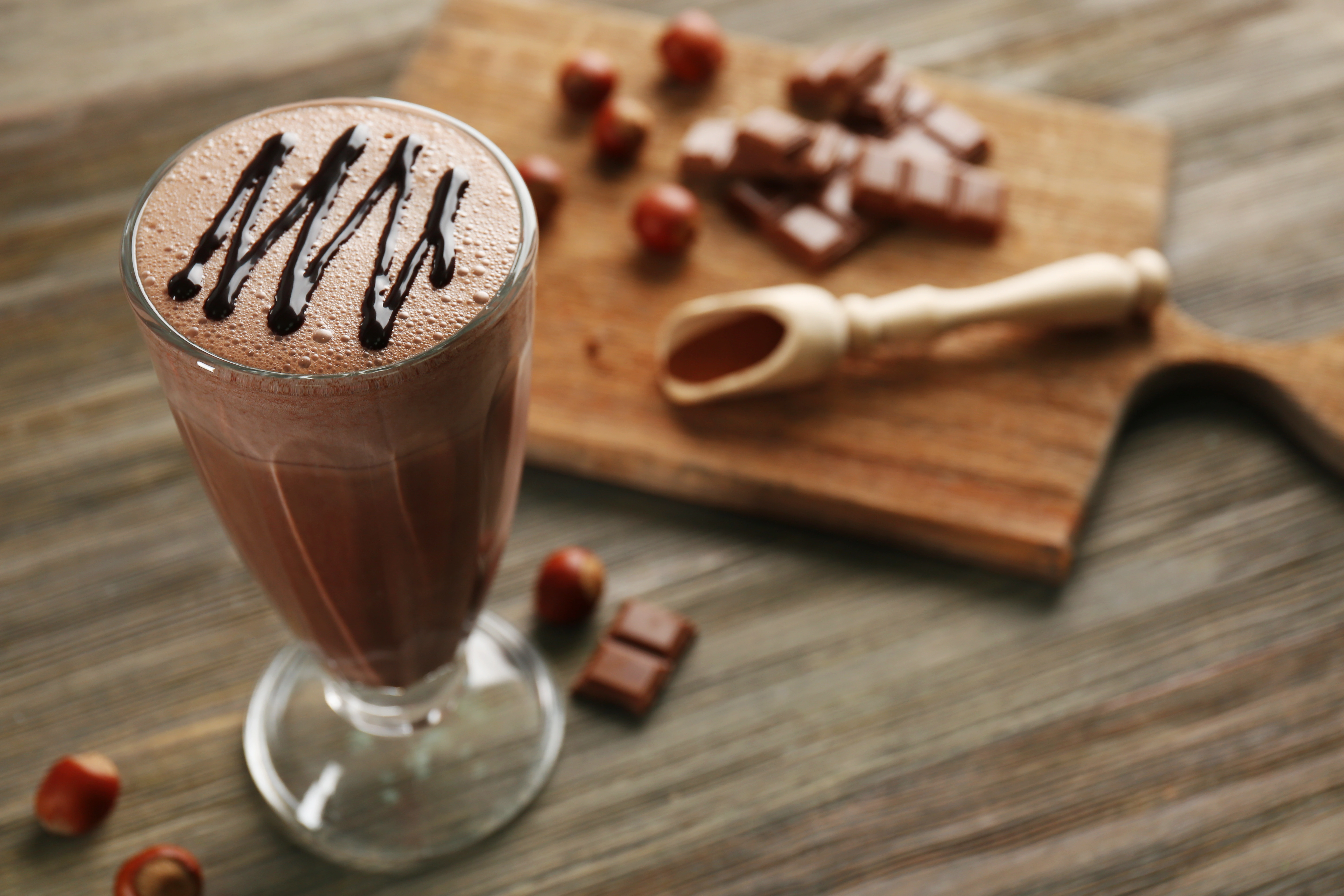 Chokolade milkshake