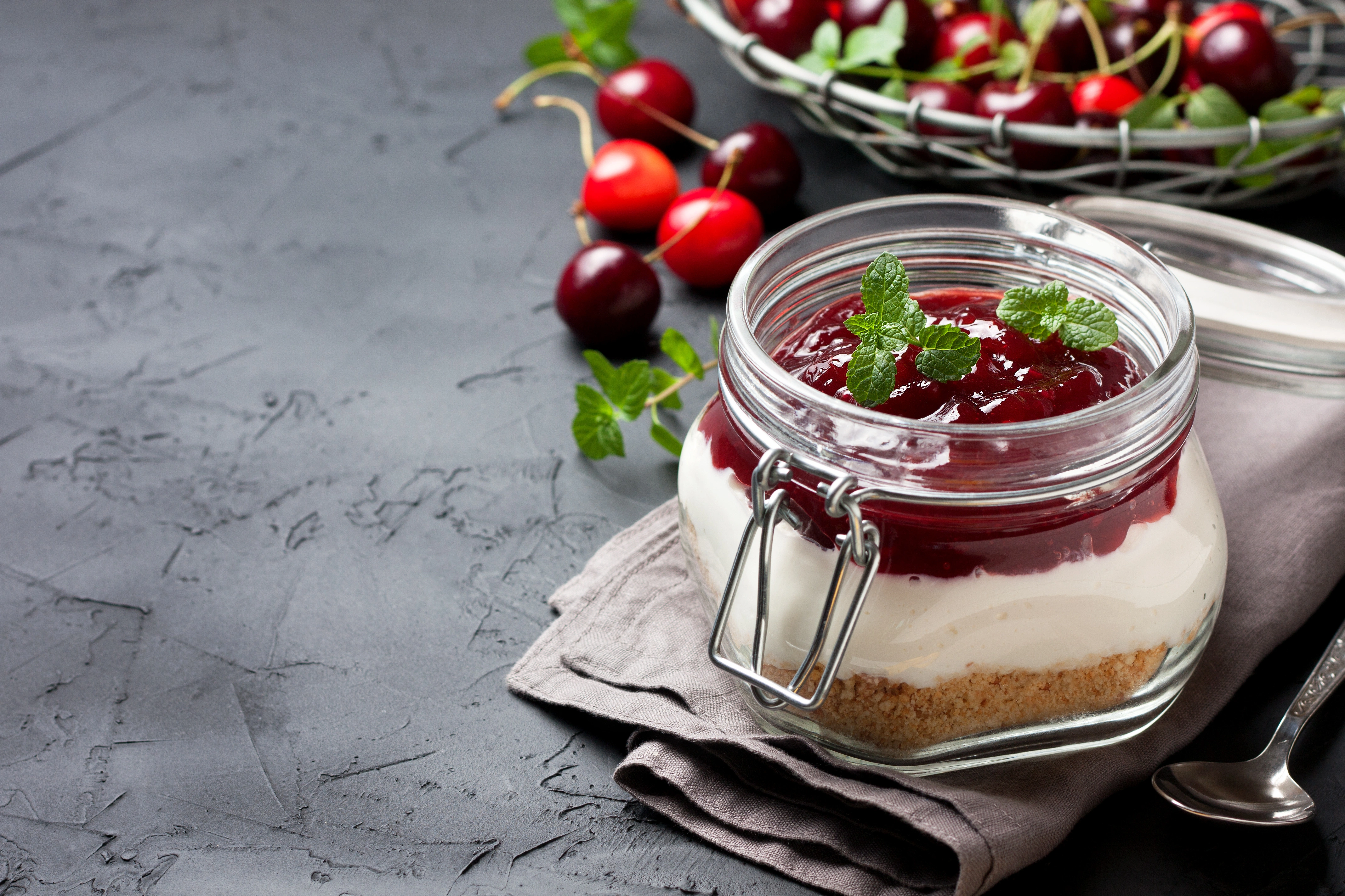 Risalamande cheesecake i glas