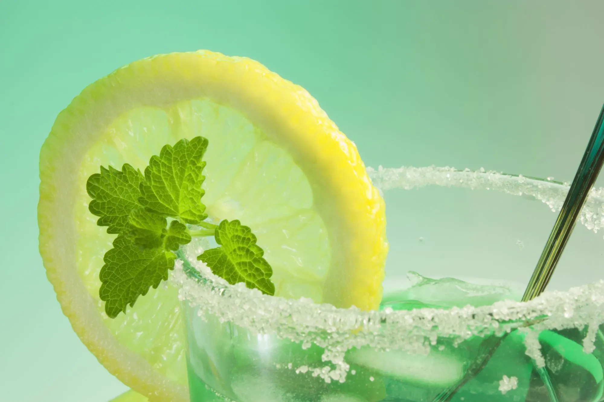 Drinkpynt med sukker og lime