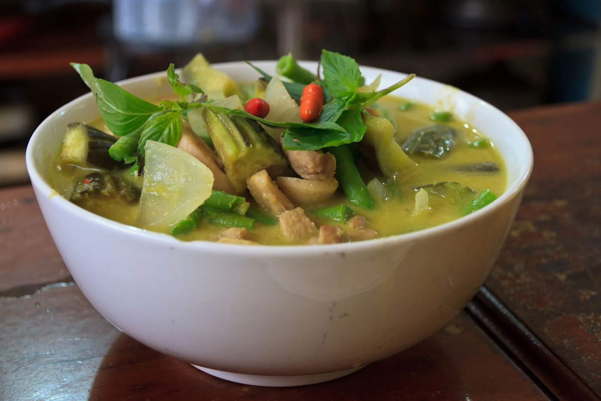 Thai kyllingesuppe