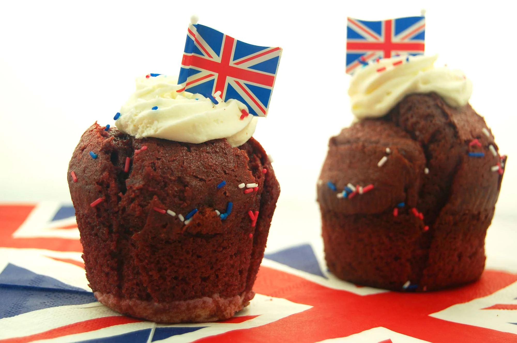 Engelske chokolademuffins