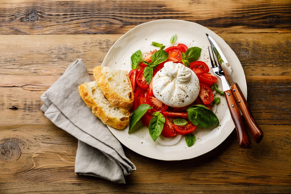 Burrata salat