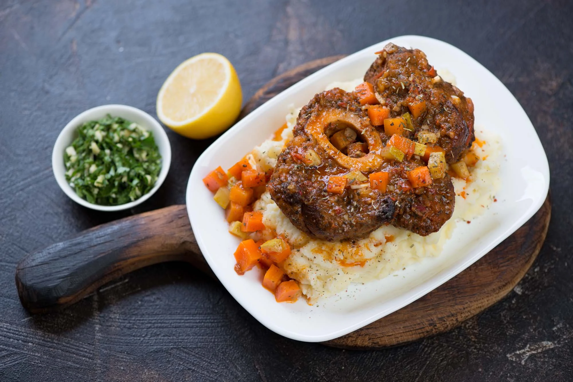 Osso buco med kartoffelmos