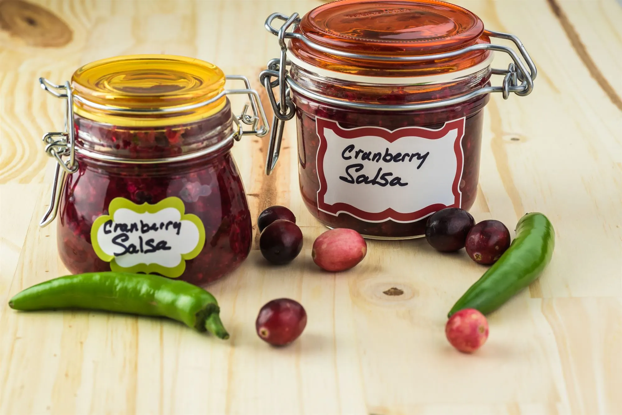 Tranebærsauce med jalapenos