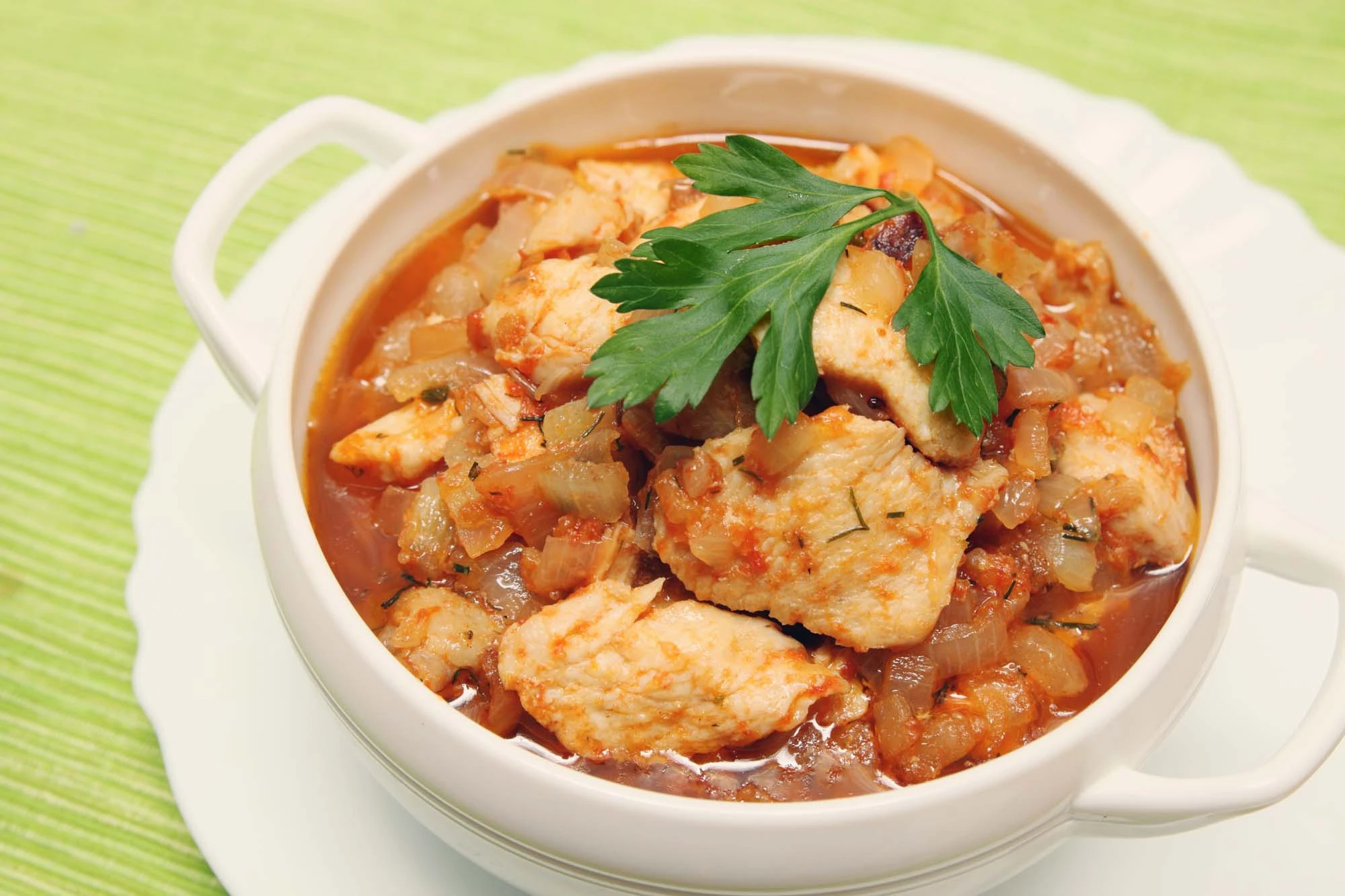 Svinemørbrad i chili og paprika