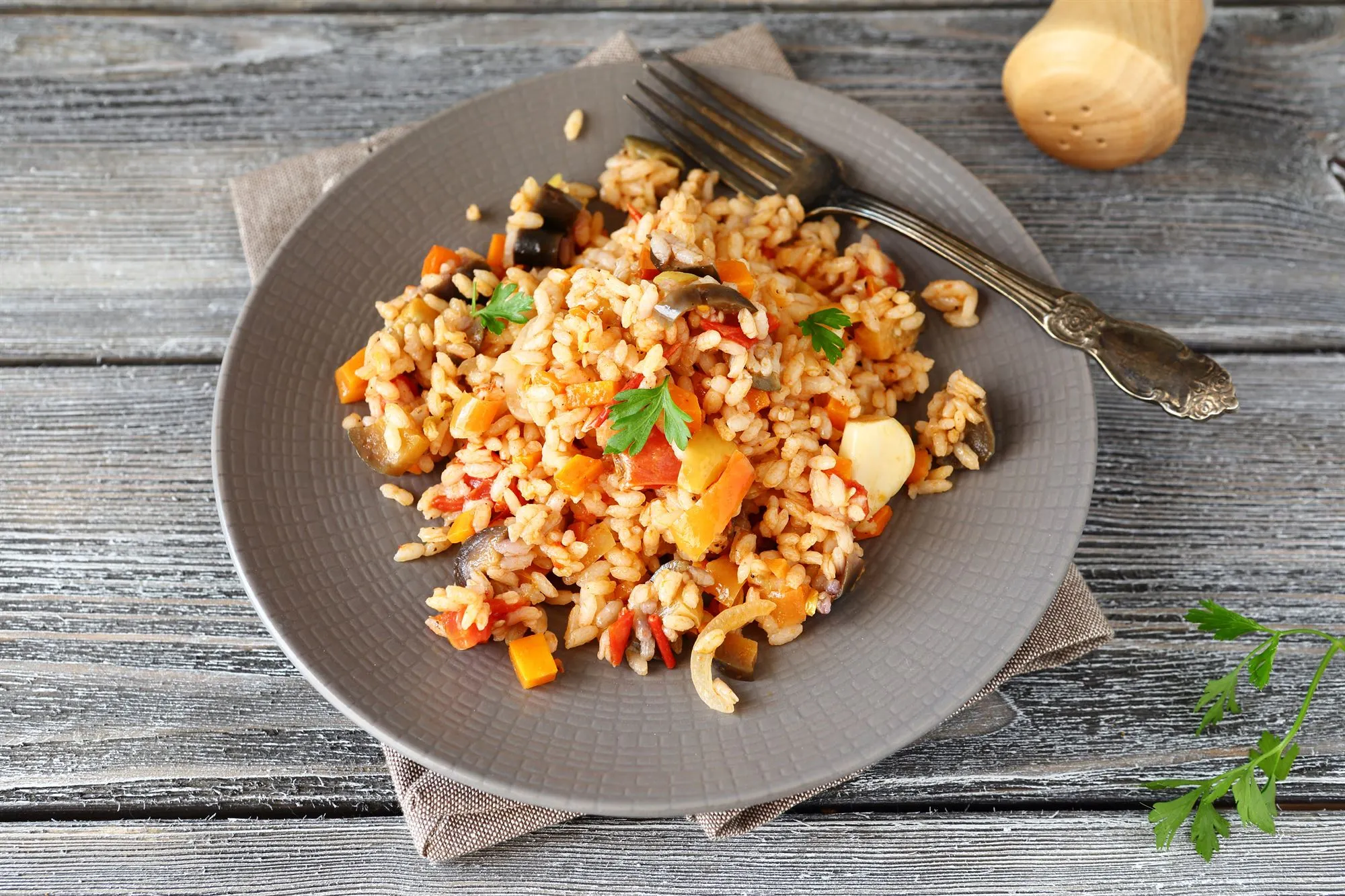 Ristaffel med svinekød