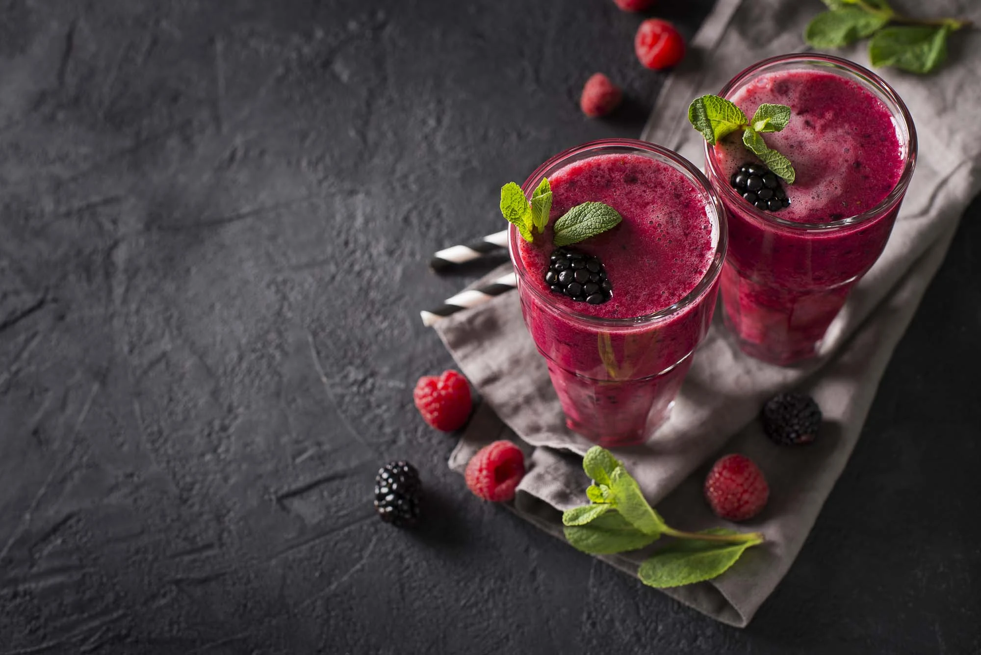 Smoothie med bær