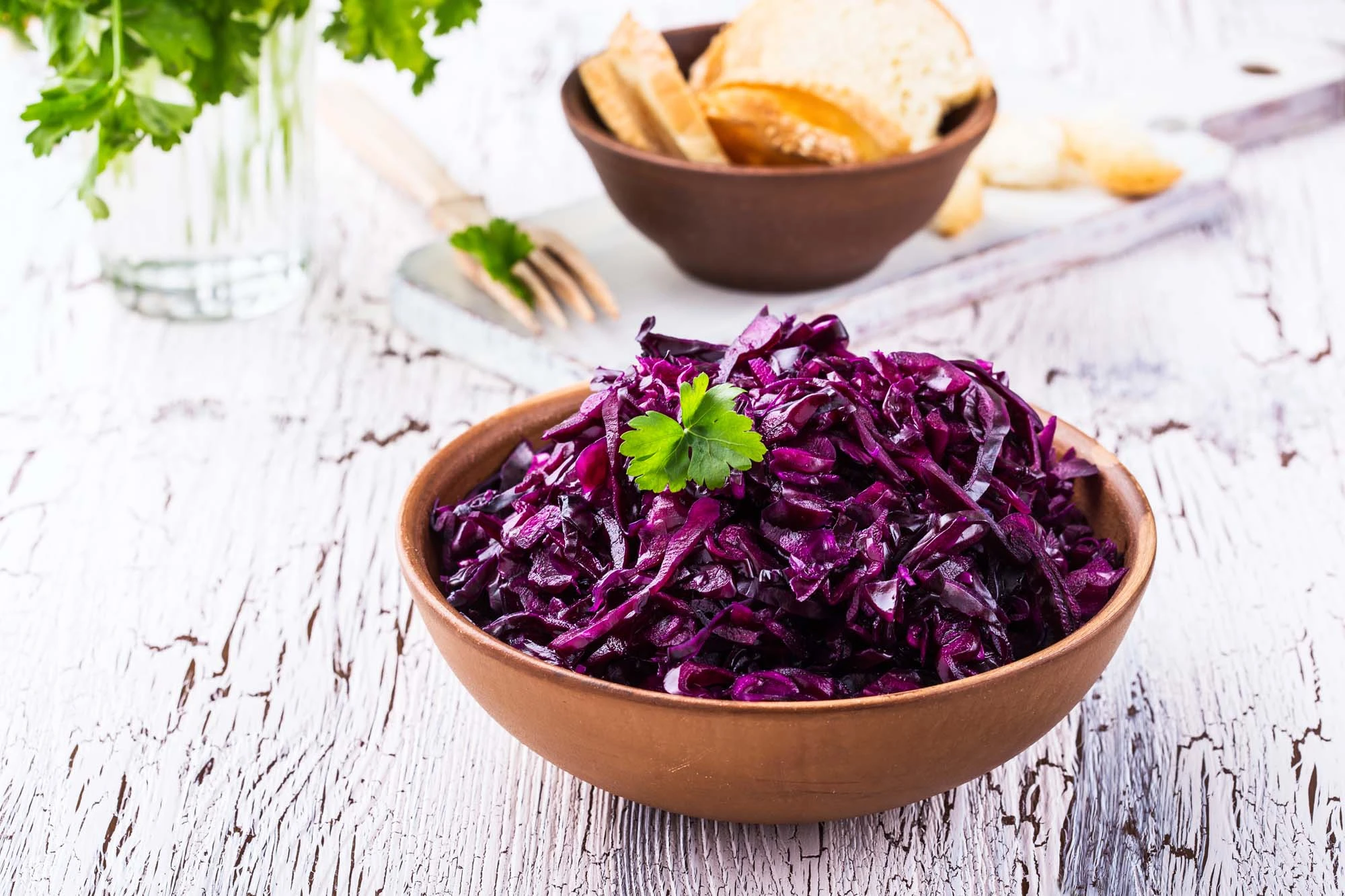 Gammeldags hjemmelavet rødkål