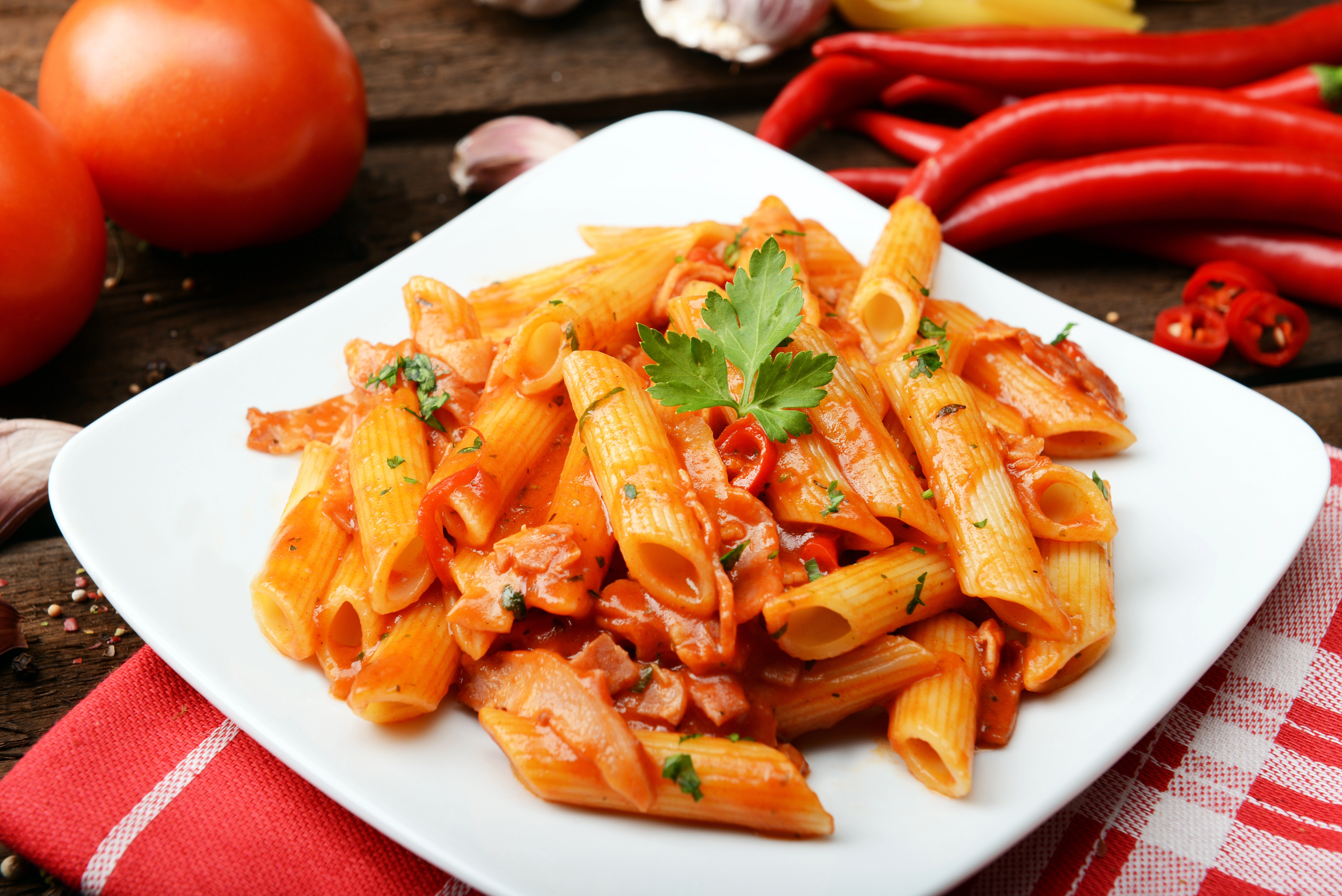 Pasta arrabiata