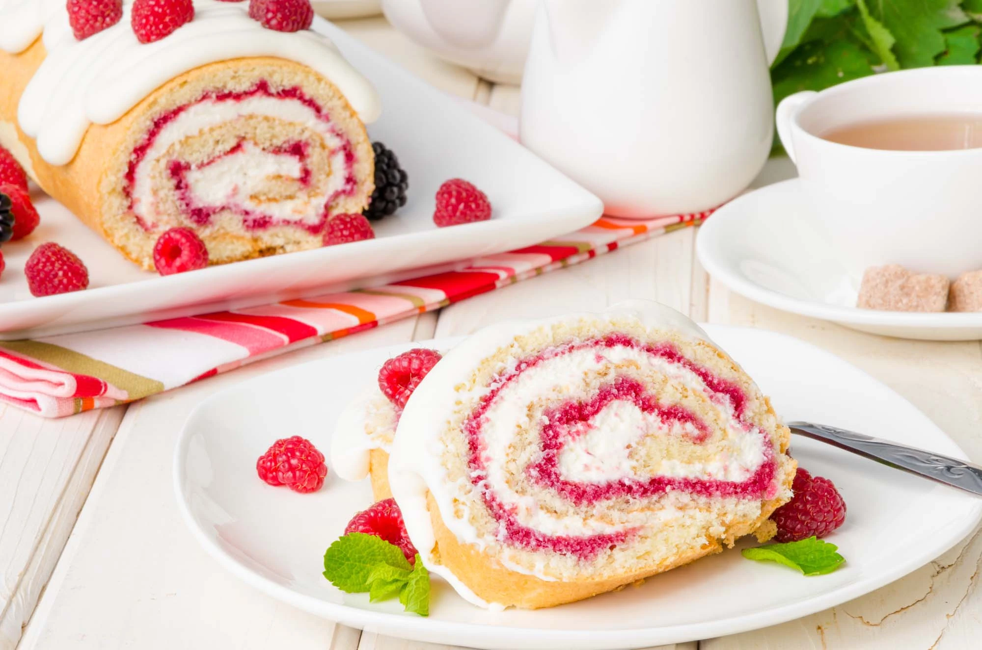Hindbærroulade