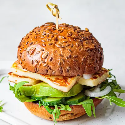Halloumi-burgere