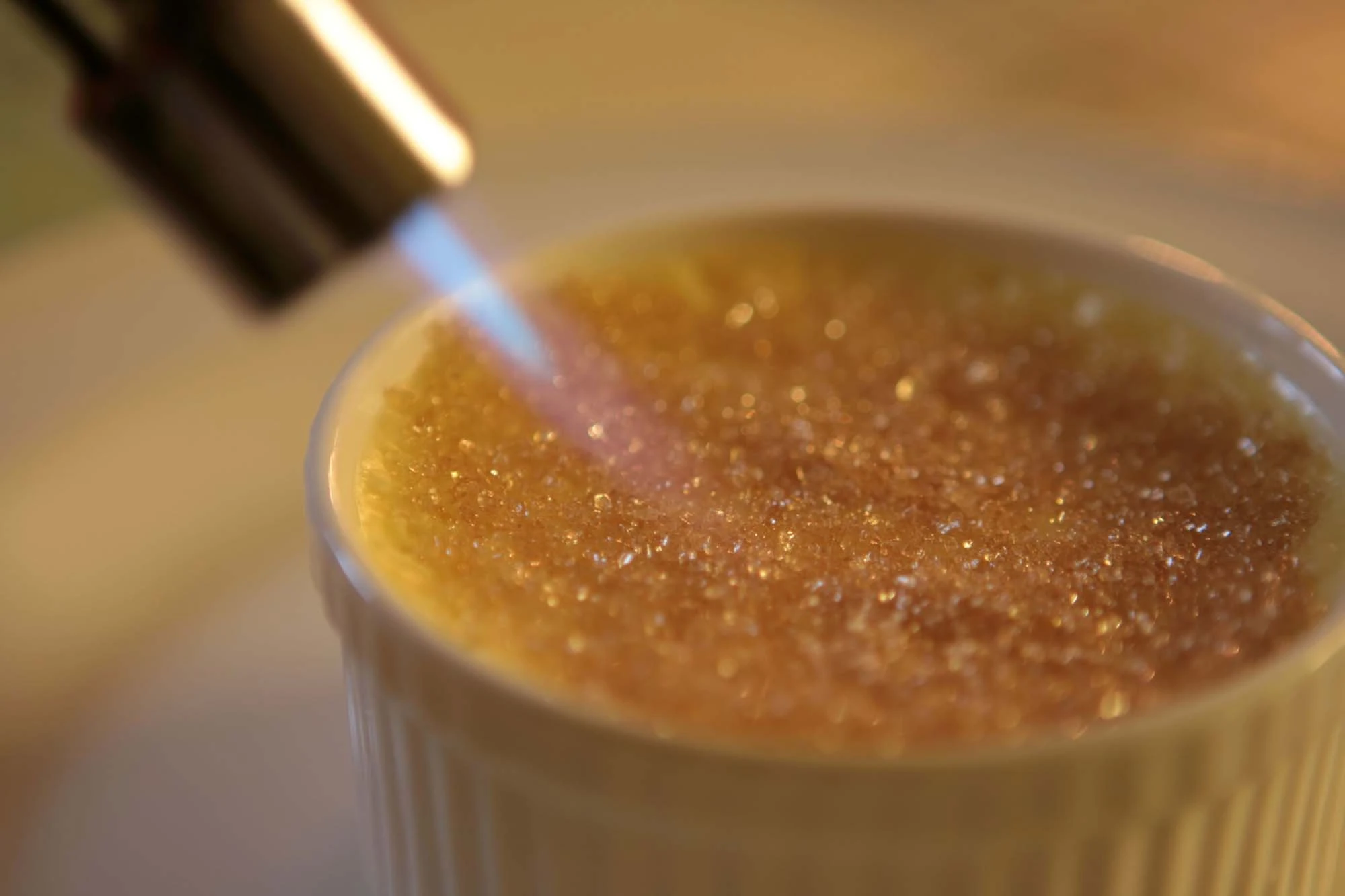 Chocolade-cremé brûleé