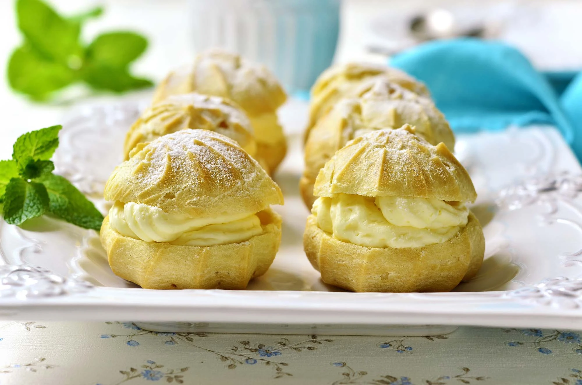 Vandbakkelser med fyld