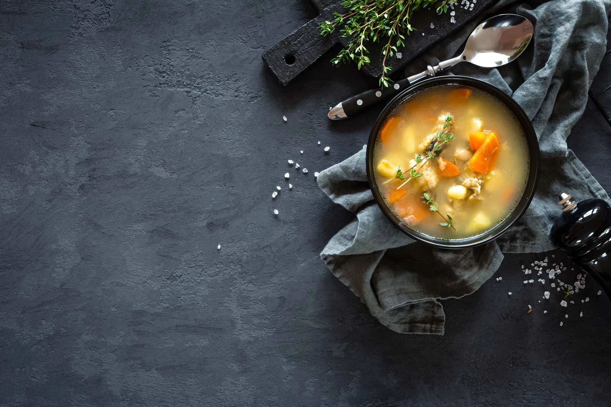 Gulerods og løgsuppe