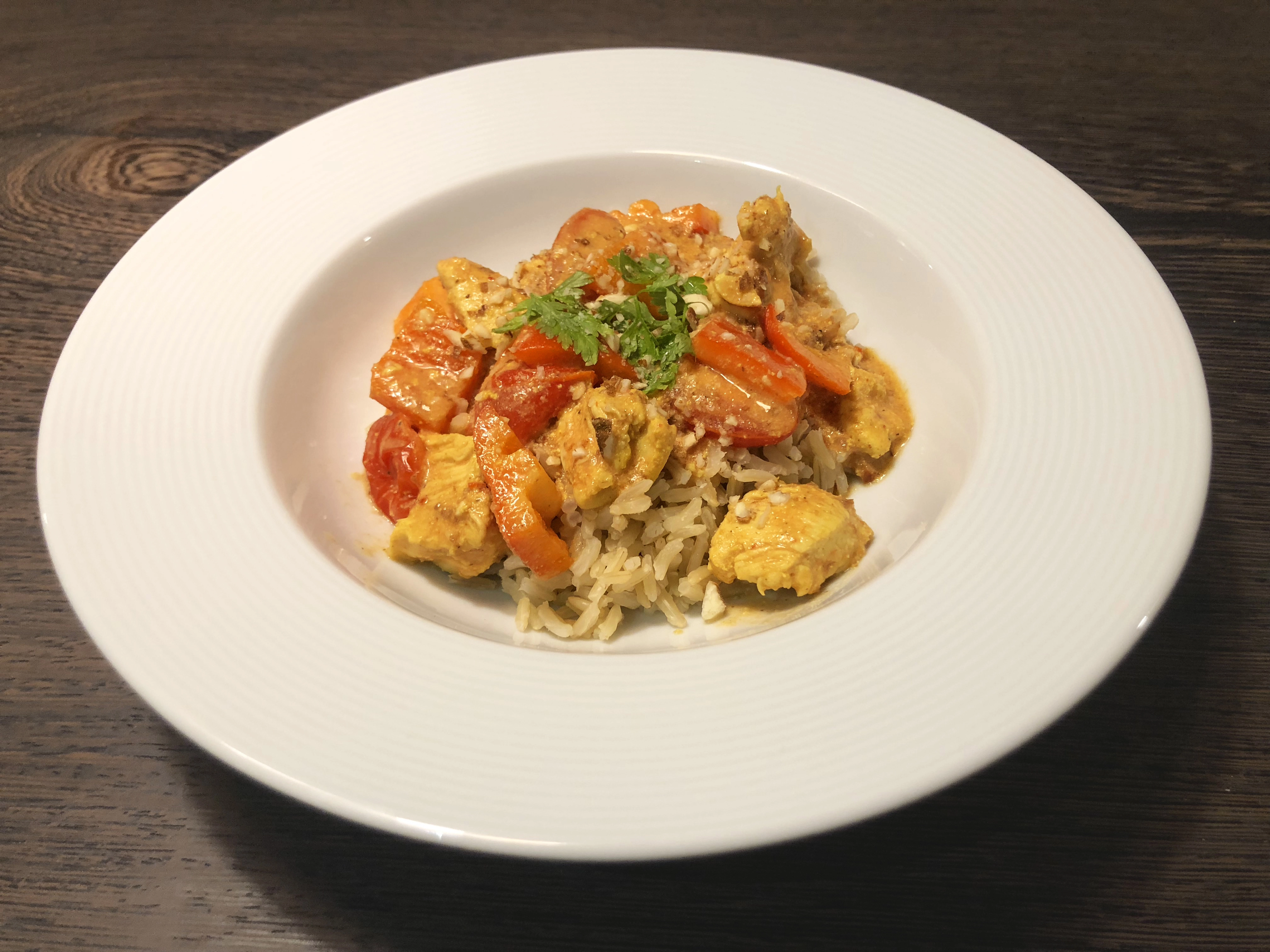 Kylling Korma med Rosiner