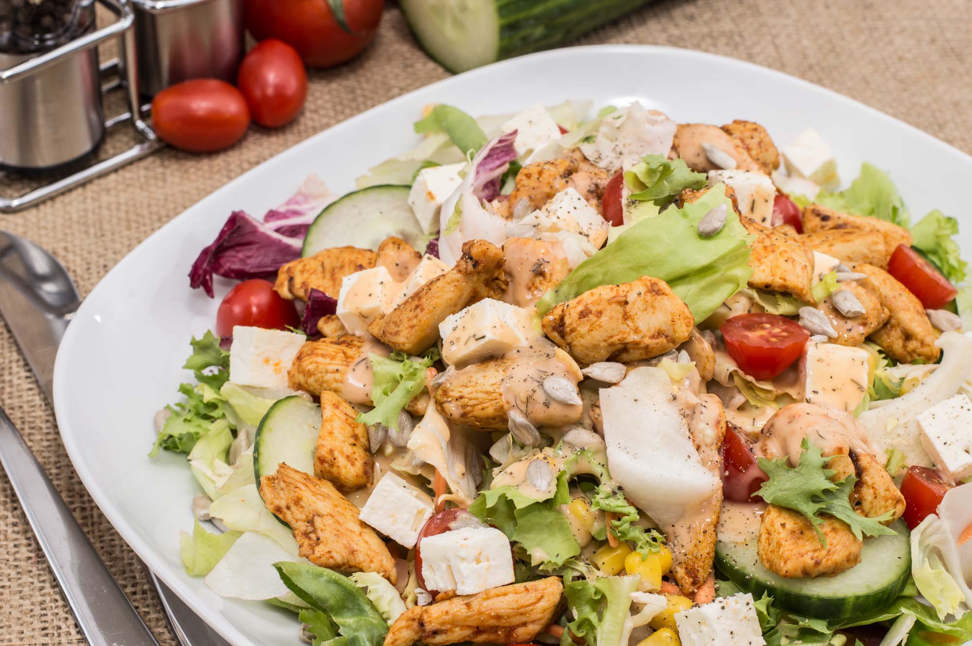 Amerikansk kyllingesalat