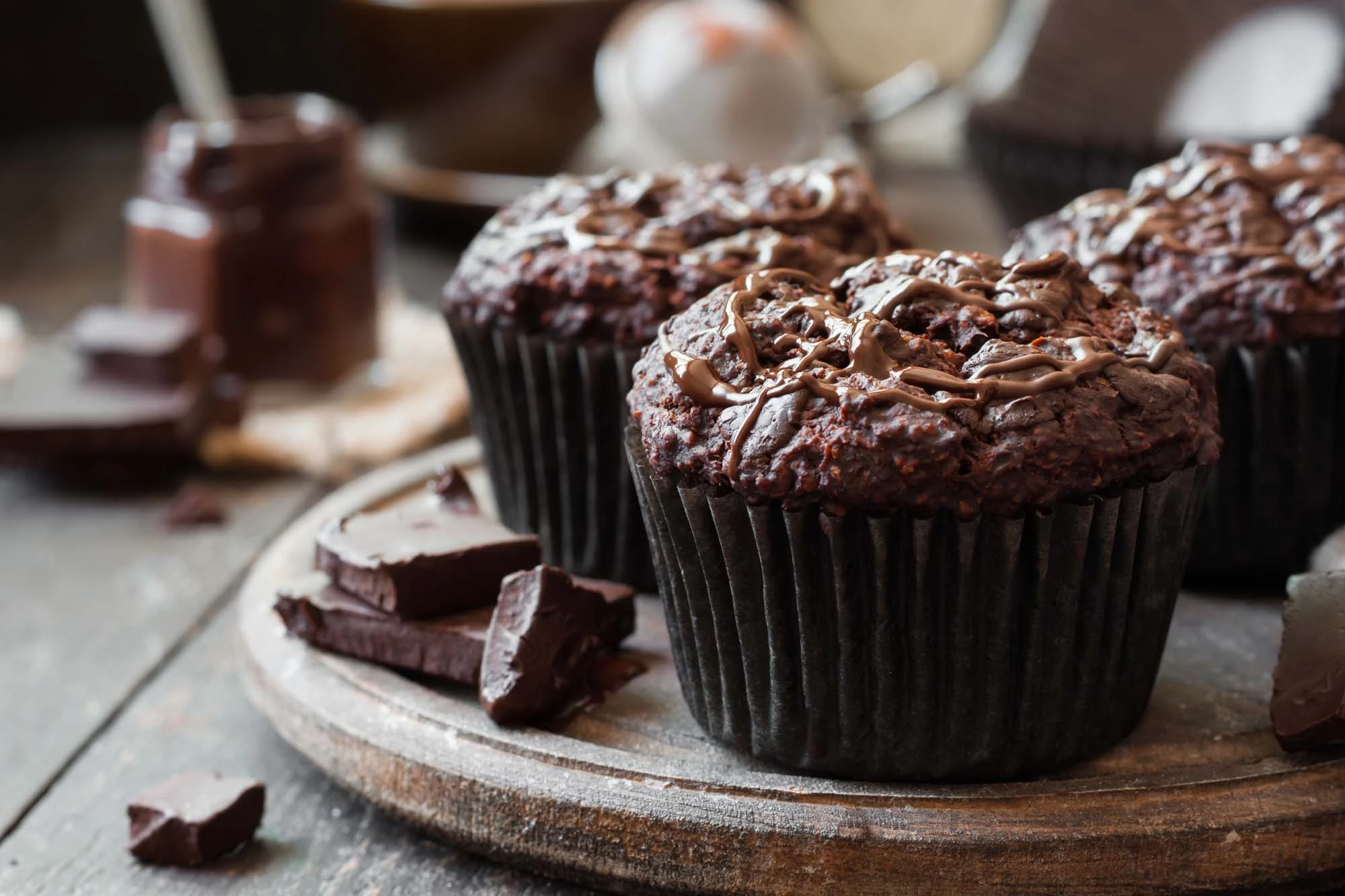 Chokolade muffins