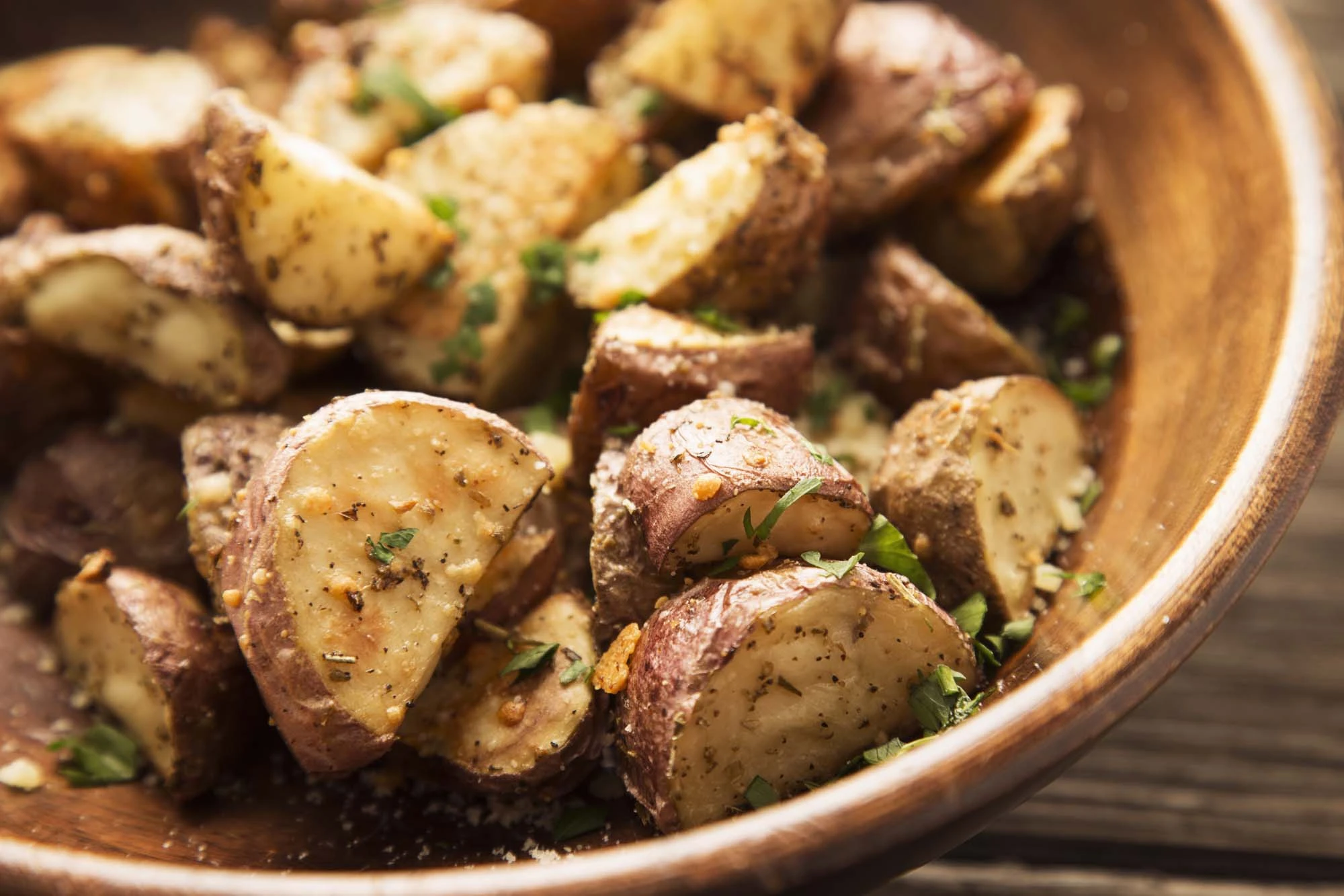 Svitsede hvidløgskartofler