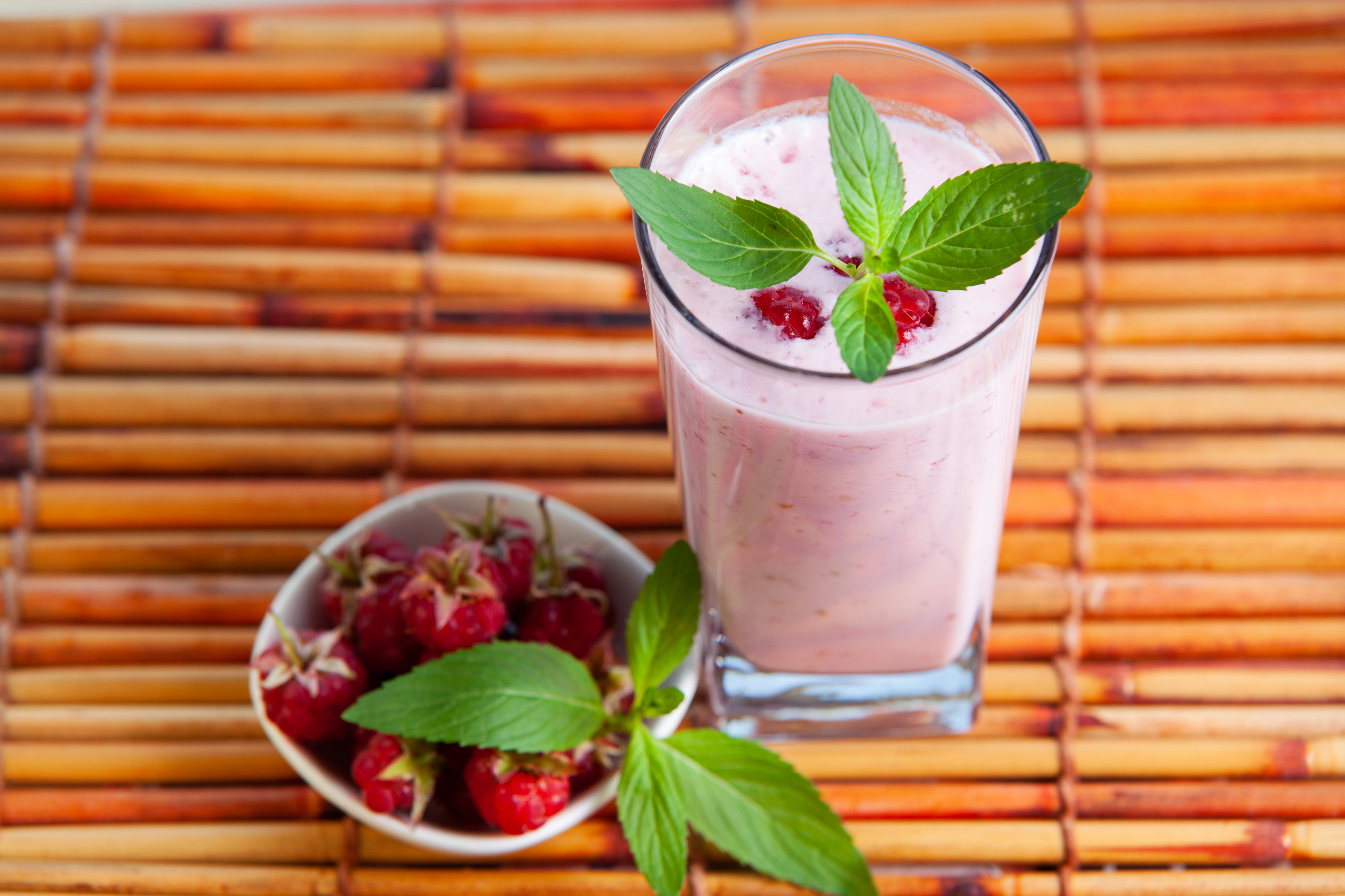 Hindbærsmoothie