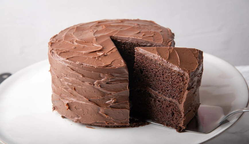 Chokoladekage med chokoladecreme