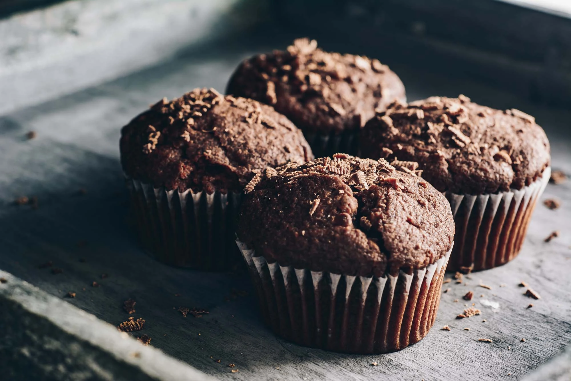 Gode chokolademuffins