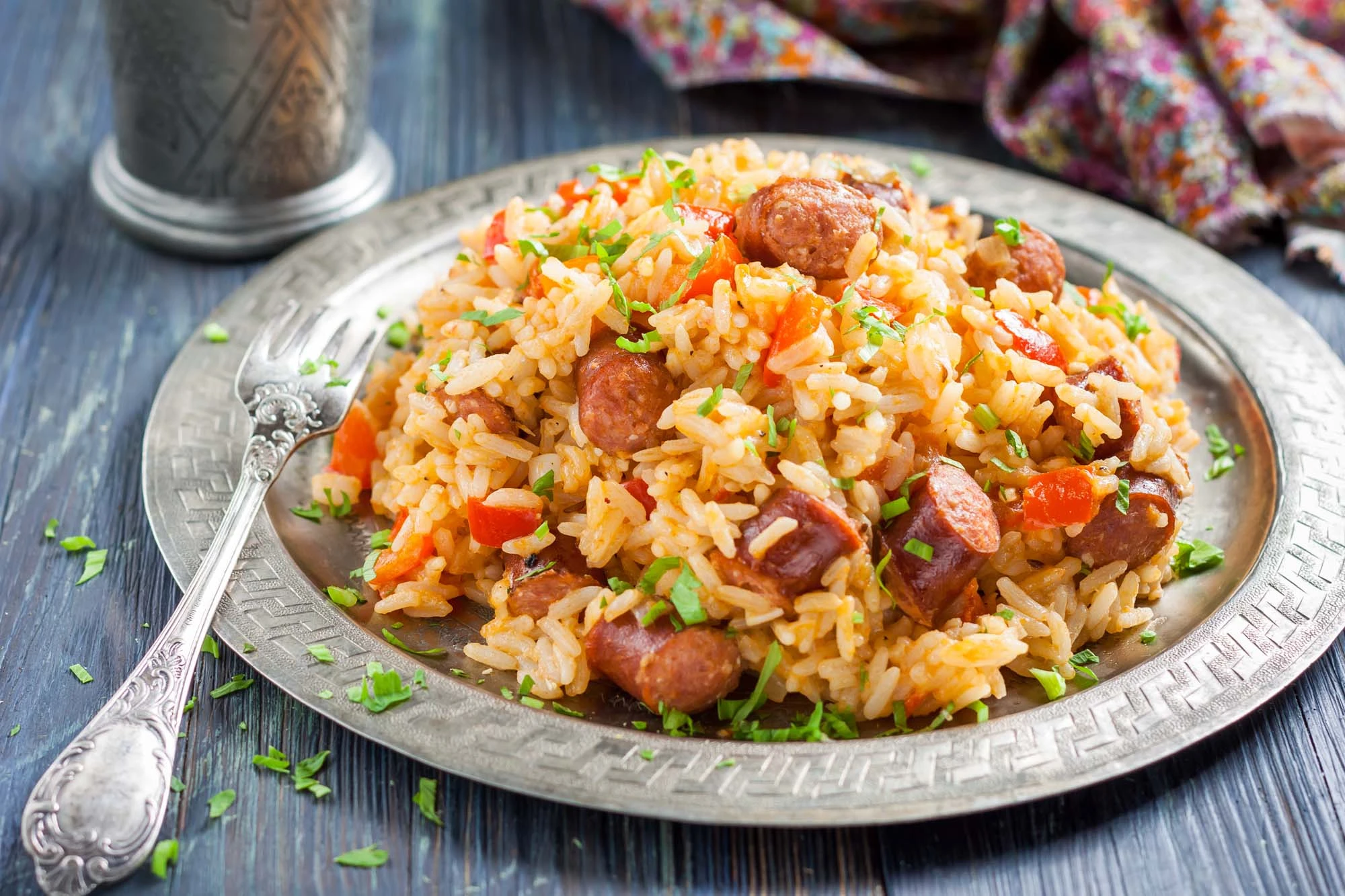 jambalaya med chorizo
