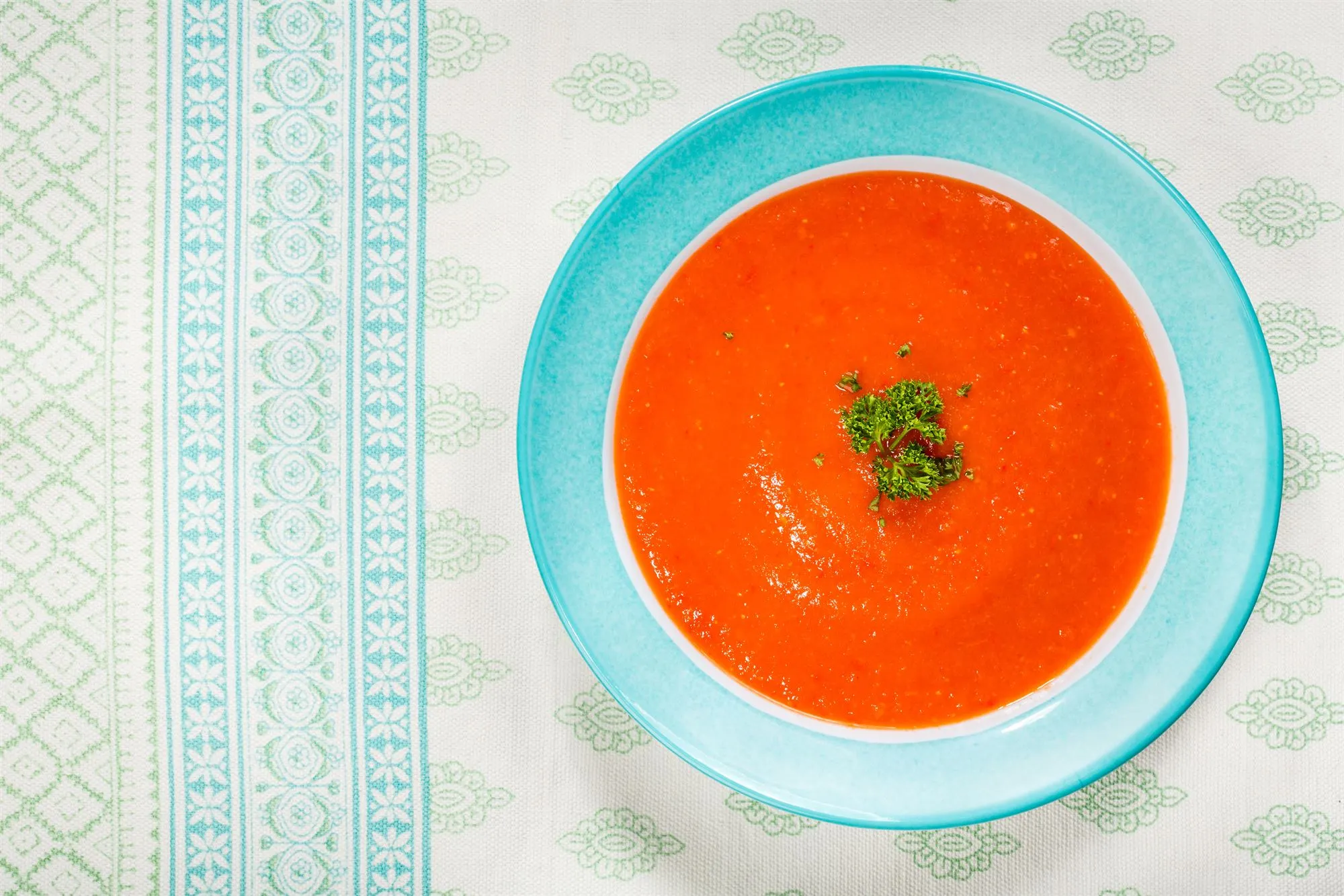 Gylden gazpacho