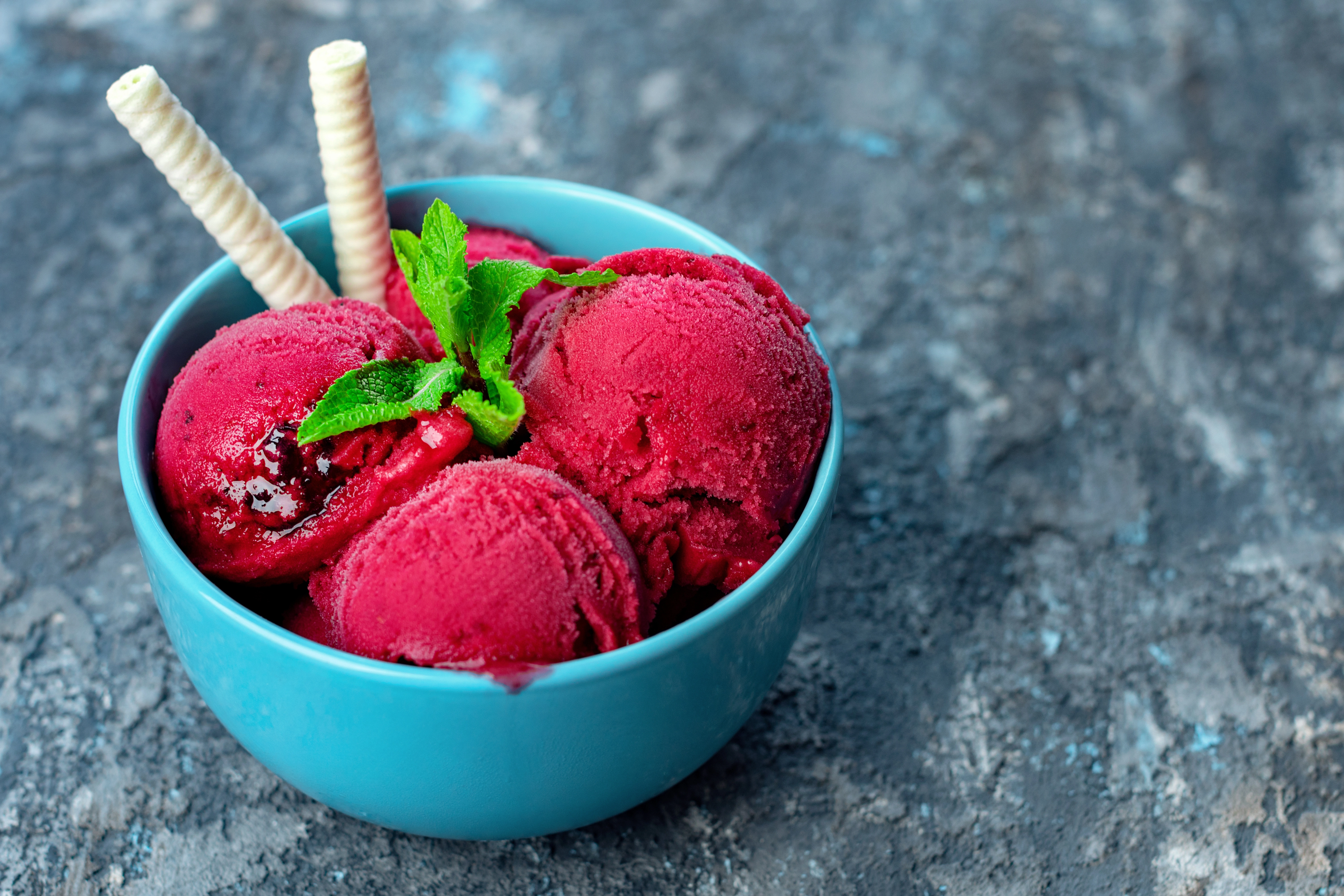 Hindbærsorbet