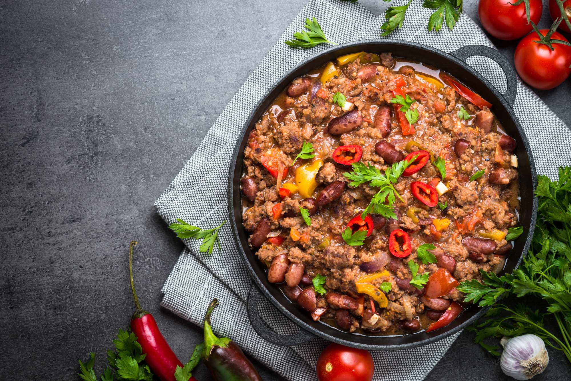 Chili con carne med chokolade
